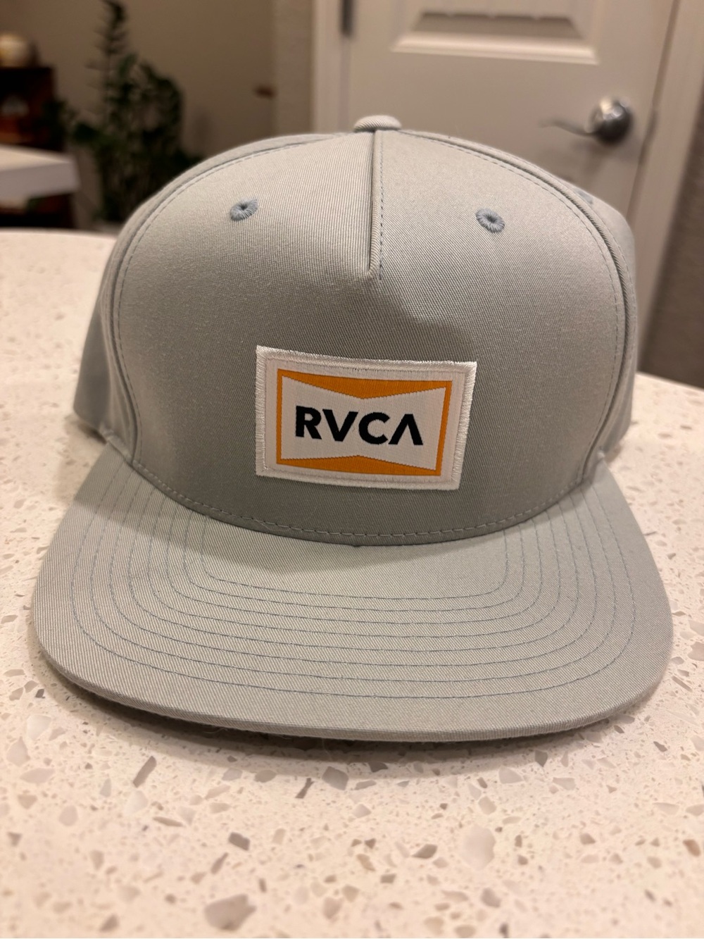 RVCA Gray and Black Interior Snapback Hat